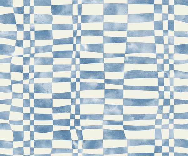 Eilyn Checkerboard Tiles blue