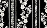 Audrey Scrolling Vine Floral Black wallpaper