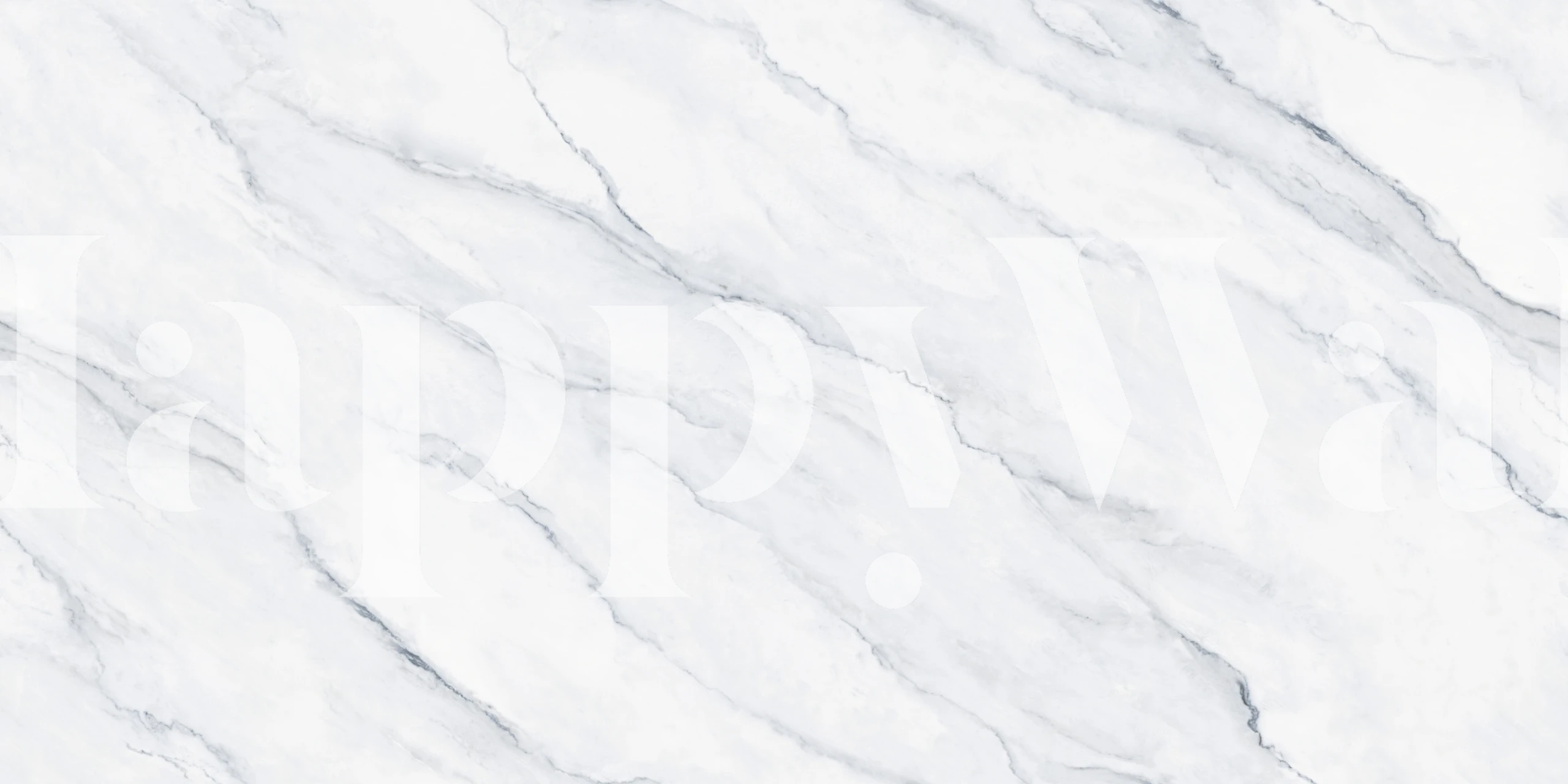 Soft white marble wallpaper in a modern room