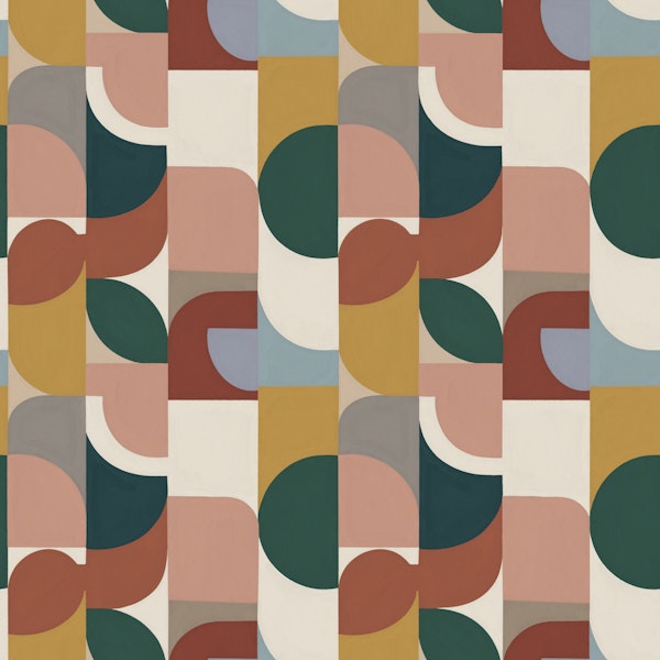 Vintage Geometric Patchwork