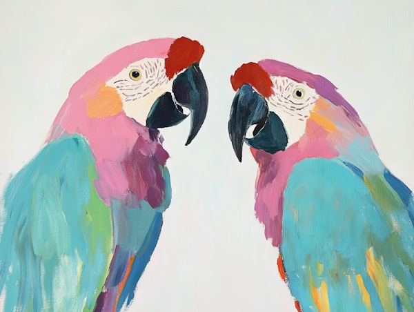 Bright Macaw Duo