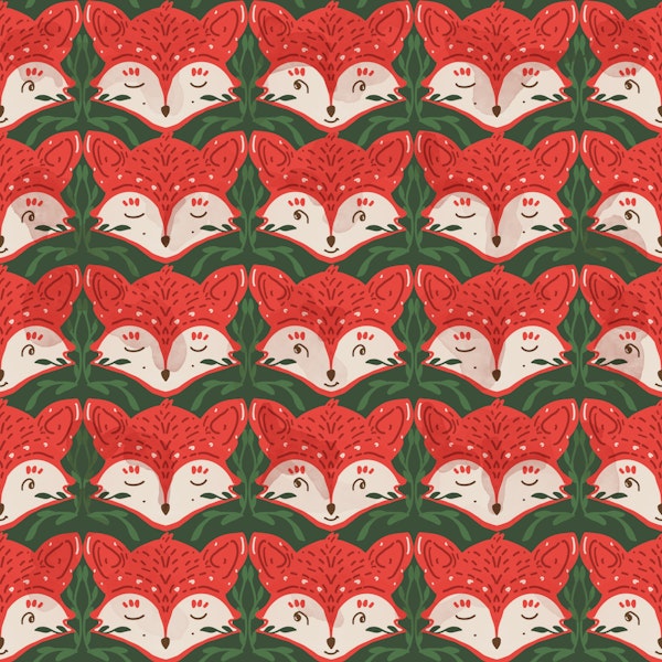 Cute Woodland Fox Faces