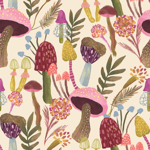 Whimsical Wild Mushrooms