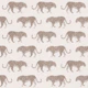 Roaming Tigers - Neutral Taupe and Cream