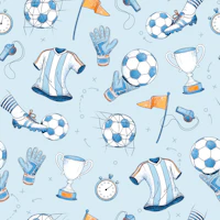 Match Day - soccer blue wallpaper