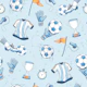 Match Day - soccer blue