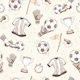 Match Day - soccer brown beige