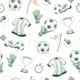 Match Day - soccer green white