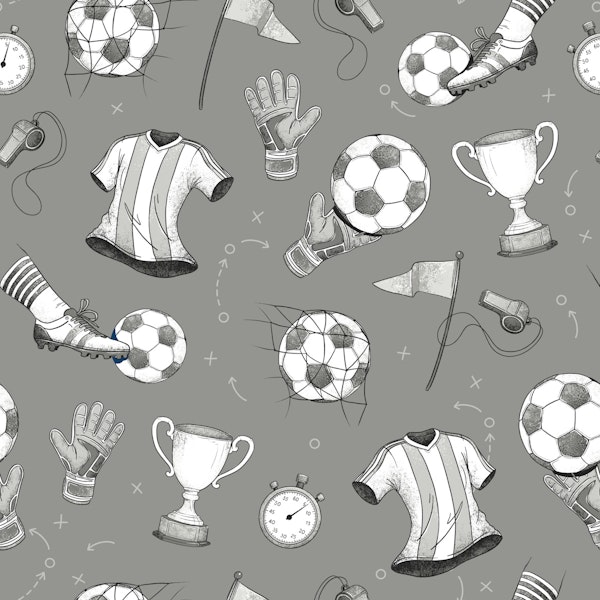 Match Day - soccer dark grey