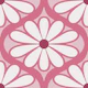 Scandi Retro Flower Moody Pink