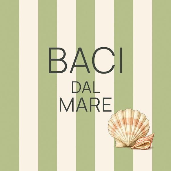 Italian Beach Quote Baci Dal Mare