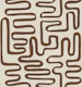Terracotta Maze Lines