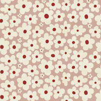 Retro Daisy Bloom Pink behang