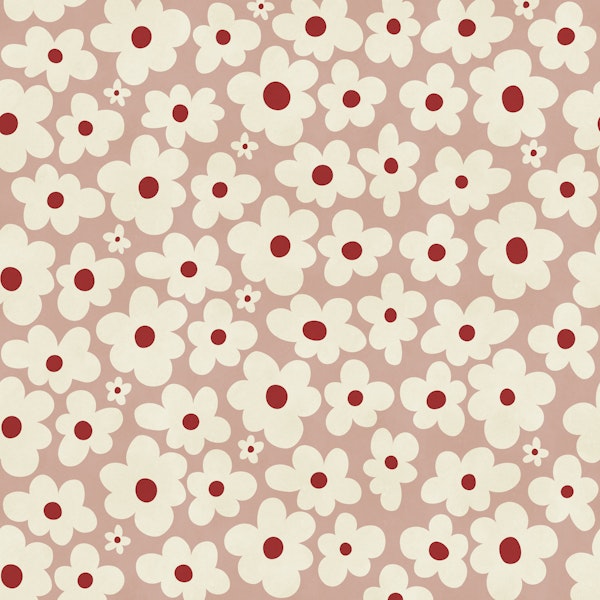 Retro Daisy Bloom Pink