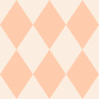 Classic Diamonds - soft blush and cream - S tapetit