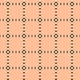 Geometric Modernist Checker Grid Salmon