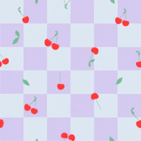 Cherry Checkerboard Pastel tapeta