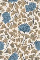 Dancing Blooms Nordic Shore wallpaper