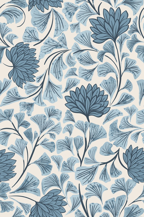 Dancing Blooms Nordic Mist
