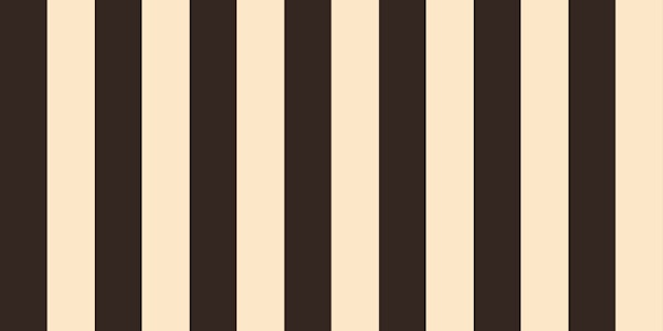 Cabana Stripes – Espresso Brown & Cream