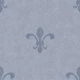 Vintage Fleur De Lis - Misty Blue