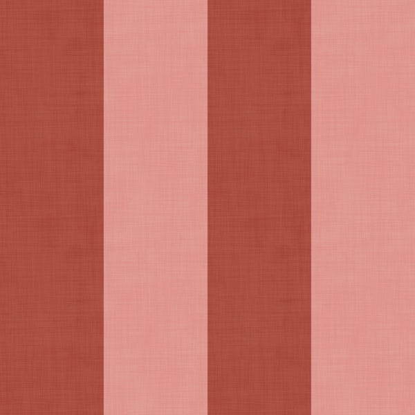 Terracotta Blush Vertical Stripes Elegant