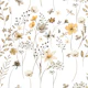 Flower Paradise 2 White Cream