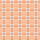 Playful geometric modernism checkers salmon
