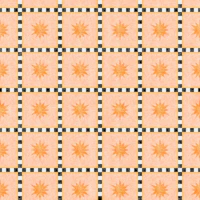 Geometric Modernist Checker Grid Star Texture tapet