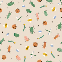 Busy Bugs Soft Sand wallpaper