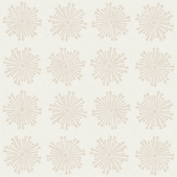 mid century modern block print - neutral