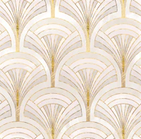 White Retro Palm wallpaper