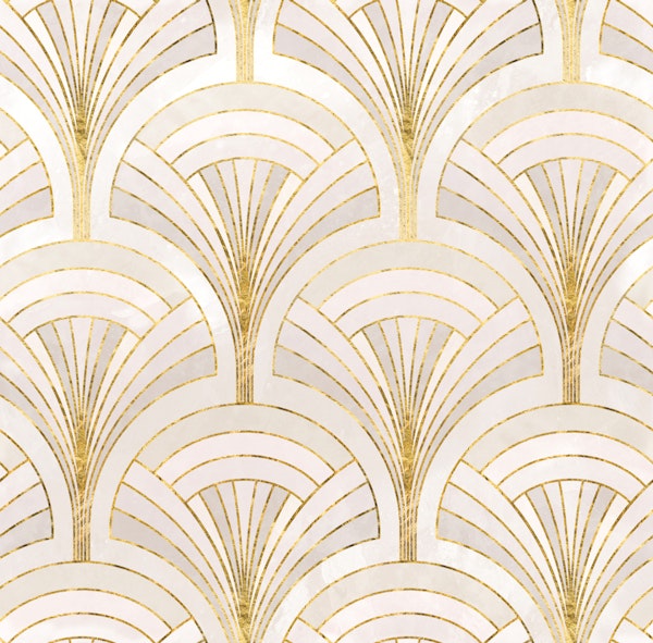 White Retro Palm