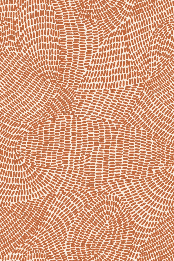 Echo Lines Terracotta Sun
