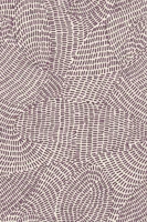 Echo Lines Plum Dusk papel de parede