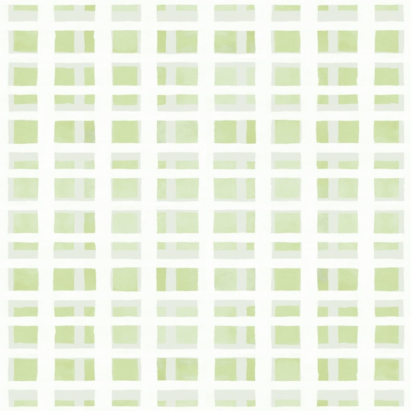 Green Watercolor Grid