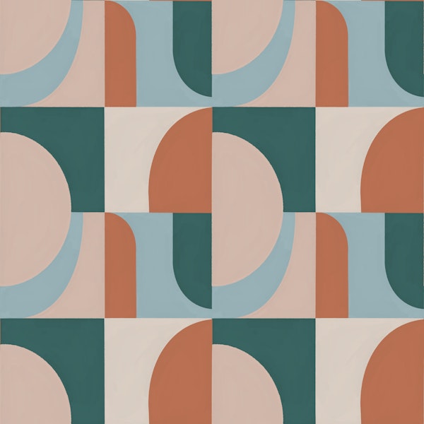 Modern Abstract Arc Grid