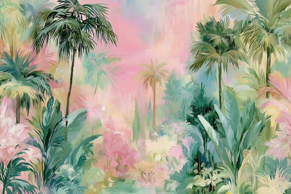 Pastel Tropical Paradise