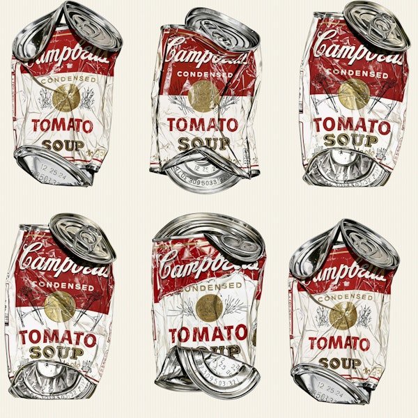 Pop Art Tomato Soup Cans