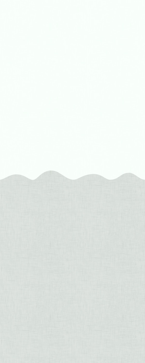 Minimal Wavy Border Sage with linen texture