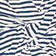 Navy White Wavy Stripes