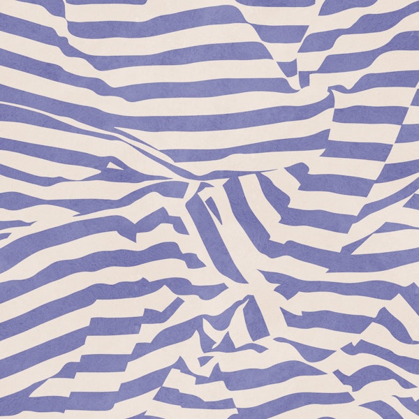 Periwinkle Safari Stripes
