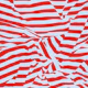 Red White Wavy Stripes