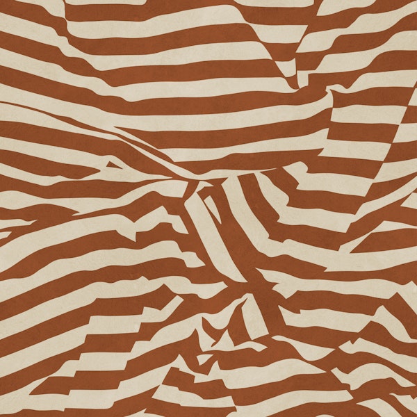 Terracotta Zebra Stripes