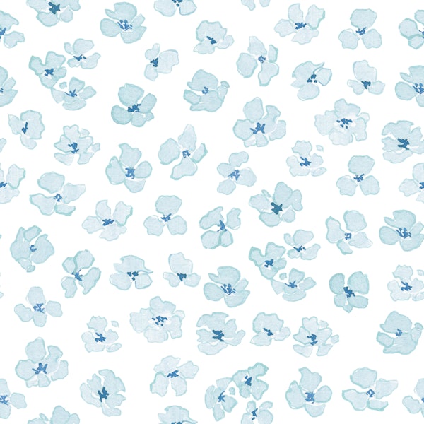 Soft Blue Blossoms