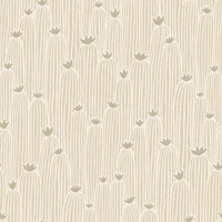 Crowded Cacti - neutral beige behang