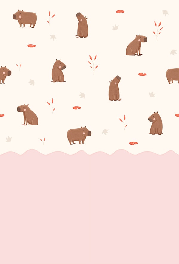 Cute Capybara Nursery