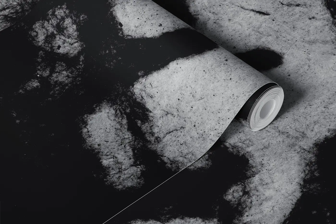 Smoky Ink Marble Swirl wallpaper roll