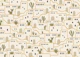 Desert Adobe Village - mustard green cream