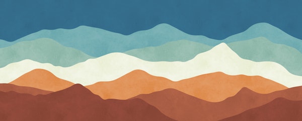 Layered Mountain Horizon